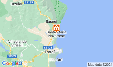 Map Santa Maria Navarrese Villa 113799