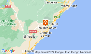 Map L'Ametlla de Mar Villa 123330