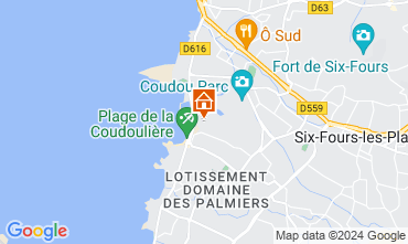 Map Six Fours Les Plages Apartment 126567