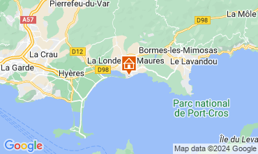 Map La Londe-les-Maures Apartment 119070