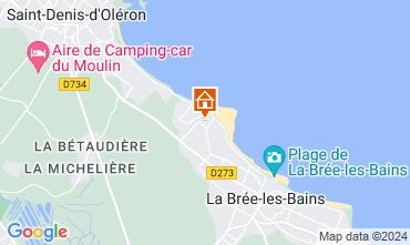 Map Saint Denis d'Olron Mobile home 23133