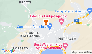 Map Ajaccio Apartment 107850