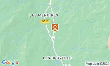 Map Les Menuires Studio 117582