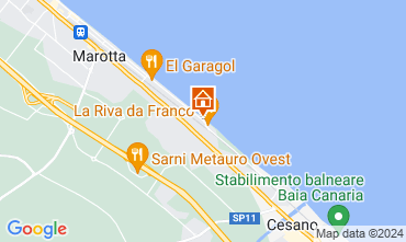 Map Mondolfo Apartment 127417