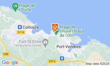 Map Collioure Apartment 107920
