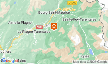 Map Peisey-Vallandry Apartment 4750