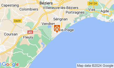 Map Valras-Plage House 106669