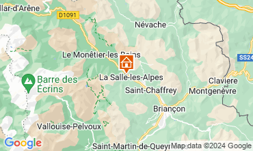 Map Serre Chevalier Apartment 126244