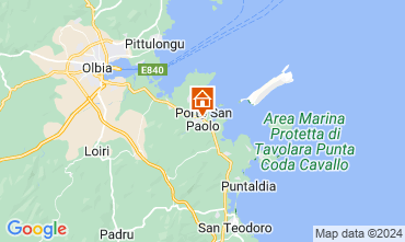 Map Porto San Paolo Apartment 112833