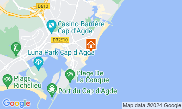 Map Cap d'Agde Apartment 105870
