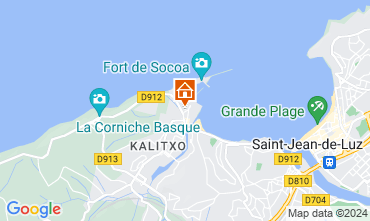 Map Saint Jean de Luz Apartment 9306