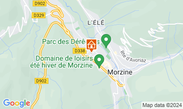 Map Morzine Apartment 128145