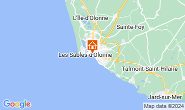 Map Les  Sables d'Olonne Apartment 76224