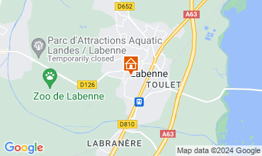 Map Labenne Ocan Apartment 119486