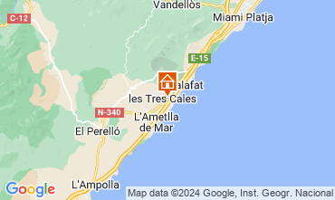 Map L'Ametlla de Mar Villa 126872