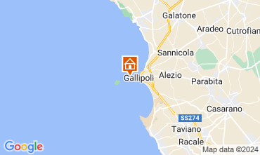 Map Gallipoli Apartment 128638