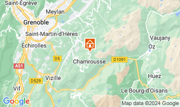 Map Chamrousse Apartment 107456