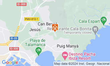 Map Ibiza (city) Villa 126508