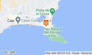 Map Calpe Apartment 127722