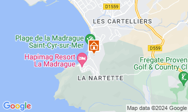 Map Saint Cyr sur Mer Studio 128362