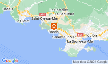 Map Bandol Apartment 102383