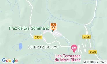 Map Praz de Lys Sommand Apartment 121152