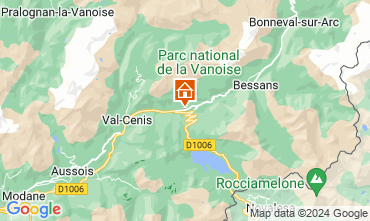 Map Val Cenis Apartment 49037