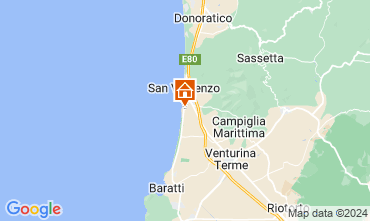 Map San Vincenzo Apartment 102751