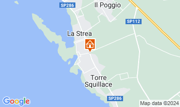 Map Porto Cesareo Villa 124461