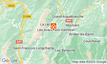 Map Valmorel Studio 126414