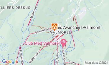 Map Valmorel Studio 126414