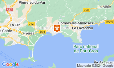 Map La Londe-les-Maures Apartment 61806