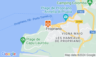 Map Propriano Apartment 100724