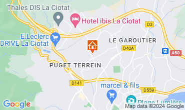 Map La Ciotat House 125402
