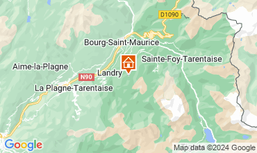 Map Les Arcs Chalet 136