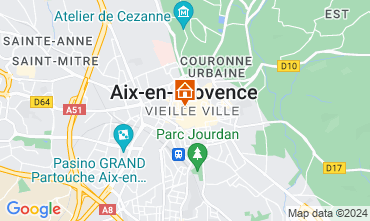 Map Aix en Provence Apartment 126225