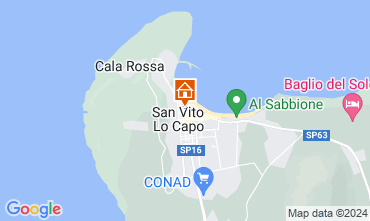 Map San Vito lo Capo Apartment 113572