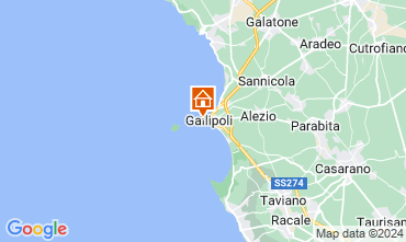 Map Gallipoli Apartment 127859