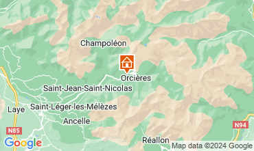 Map Orcires Merlette Self-catering property 81230