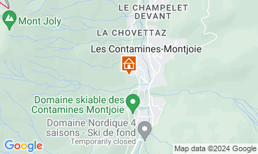 Map Les Contamines Montjoie Chalet 50772