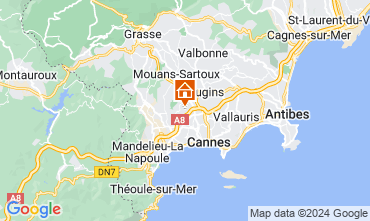 Map Mougins Apartment 125111