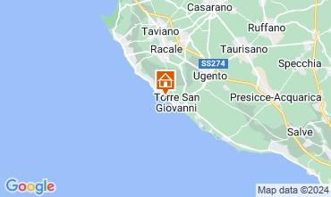 Map Ugento - Torre San Giovanni Apartment 128355