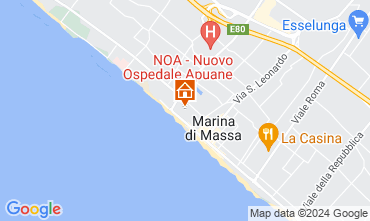 Map Marina di Massa Apartment 72407