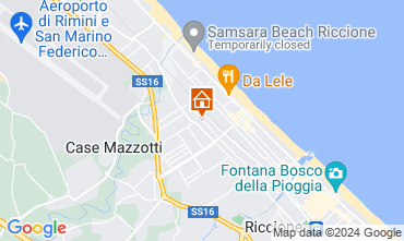 Map Riccione Apartment 126817