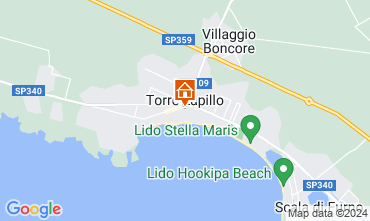 Map Torre Lapillo Apartment 119850