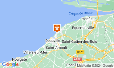 Map Trouville sur Mer Studio 10805