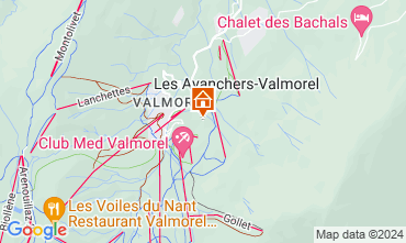 Map Valmorel Apartment 111732