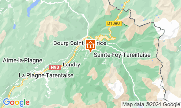 Map Les Arcs Chalet 90038