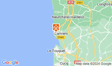 Map Le Touquet Self-catering property 118198