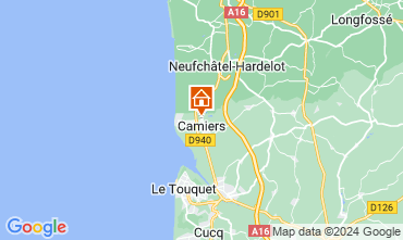 Map Le Touquet Villa 113294